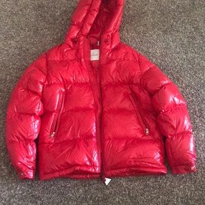 Moncler Red Puffer jacket
